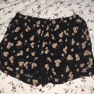 Brandy Melville Sunflower Shorts